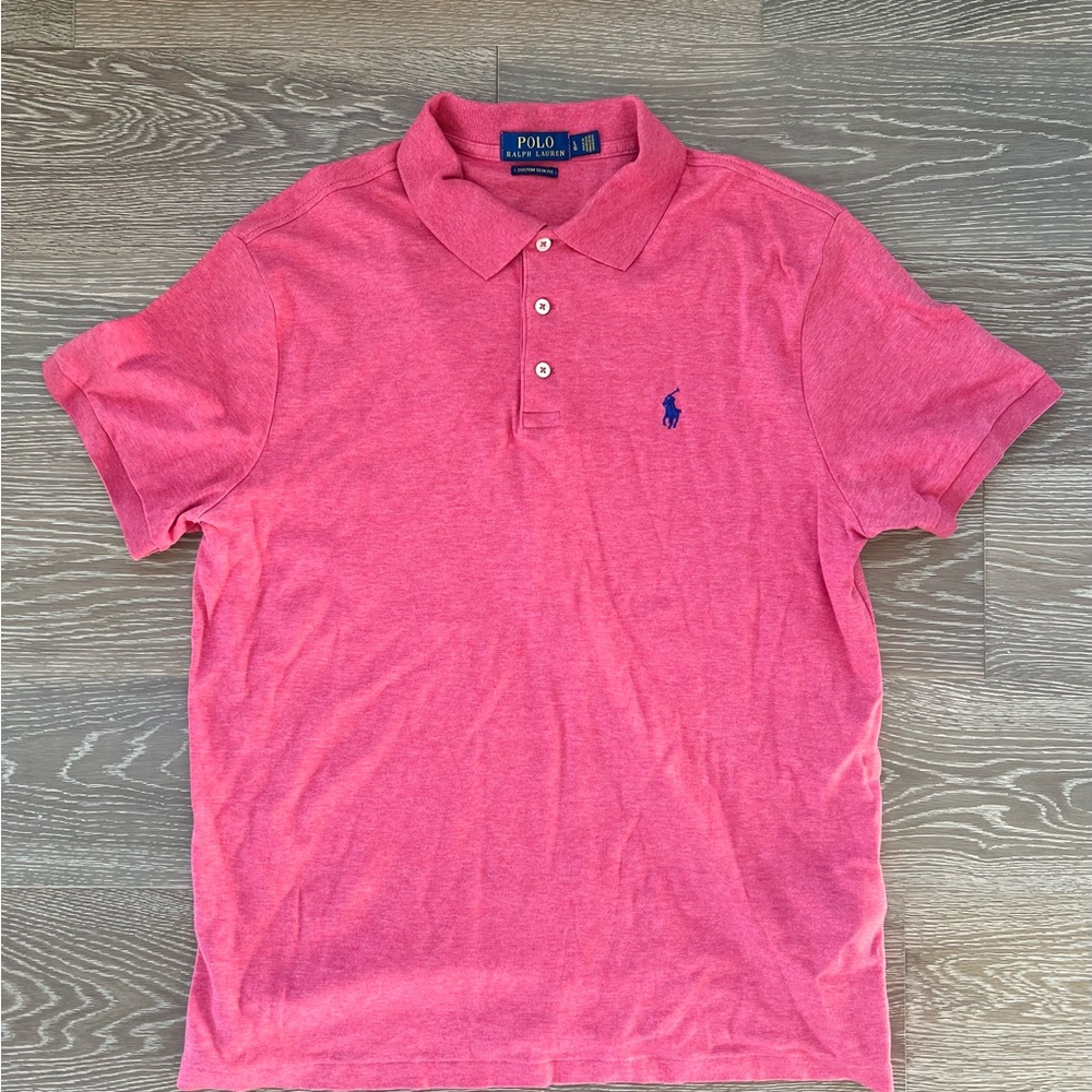 Polo by Ralph Lauren Men's Red Polo Shirt
